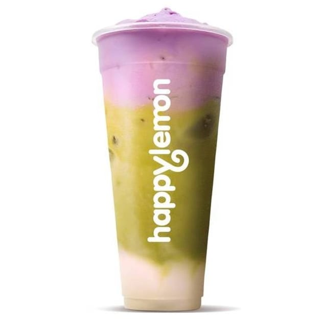 Lavender Matcha Teappuccino.