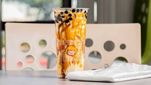 D11. Okinawa Sugar with Fresh Milk Boba.