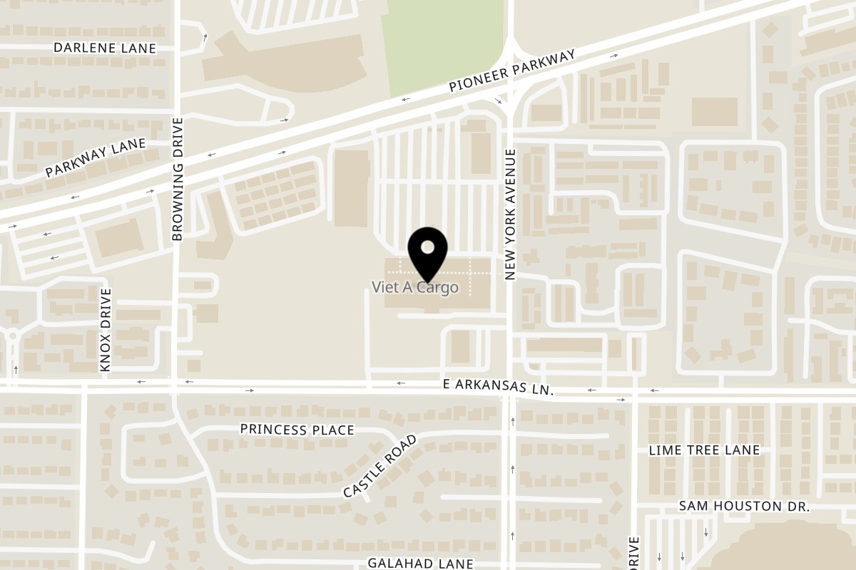 Map showing the location of Happy Lemon Arlington on 1818 E Pioneer Pkwy Ste 166 in Arlington